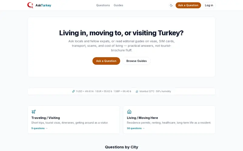 AskTurkey ana sayfası