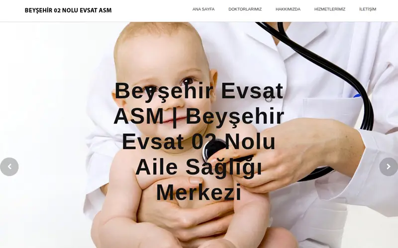 Beyşehir Evsat ASM ana sayfası