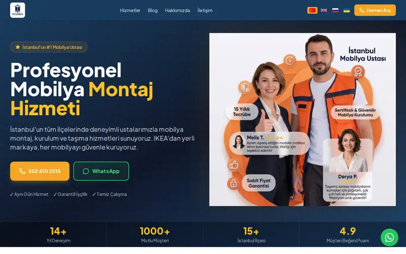 İstanbul Mobilya Ustası ana sayfası