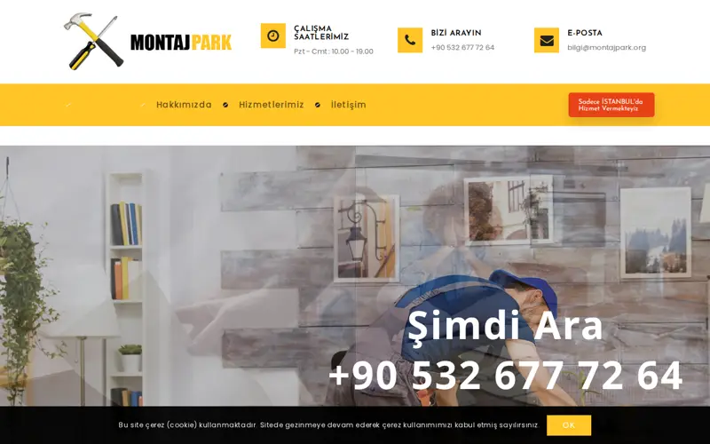 Montaj Park ana sayfası
